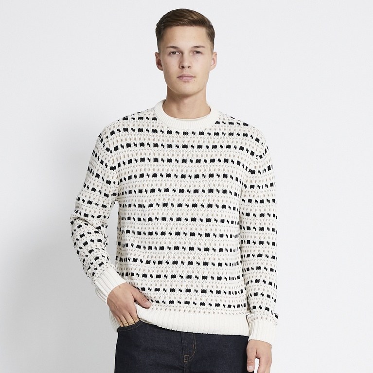 Pattern knit sweater "Felize"